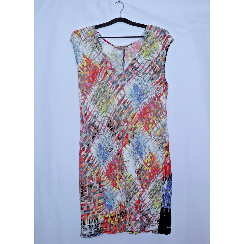 Jams world resort Summer water color sleeveless  dress size XL Vacation Hawaii